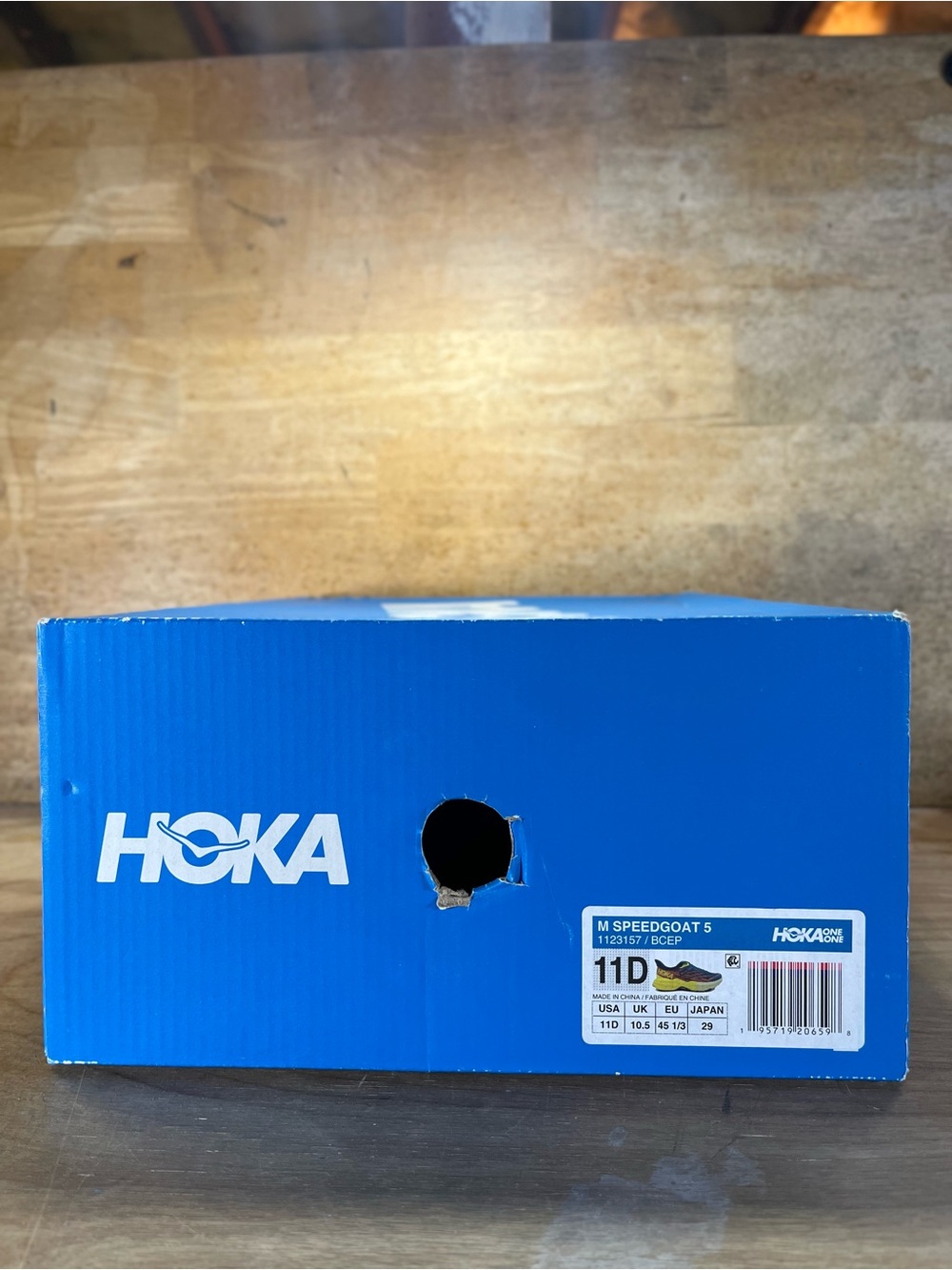NEW Hoka One One Speedgoat 5 Mens Size 11 Trail Running Shoes Sneakers Blue - Picture 12 of 13